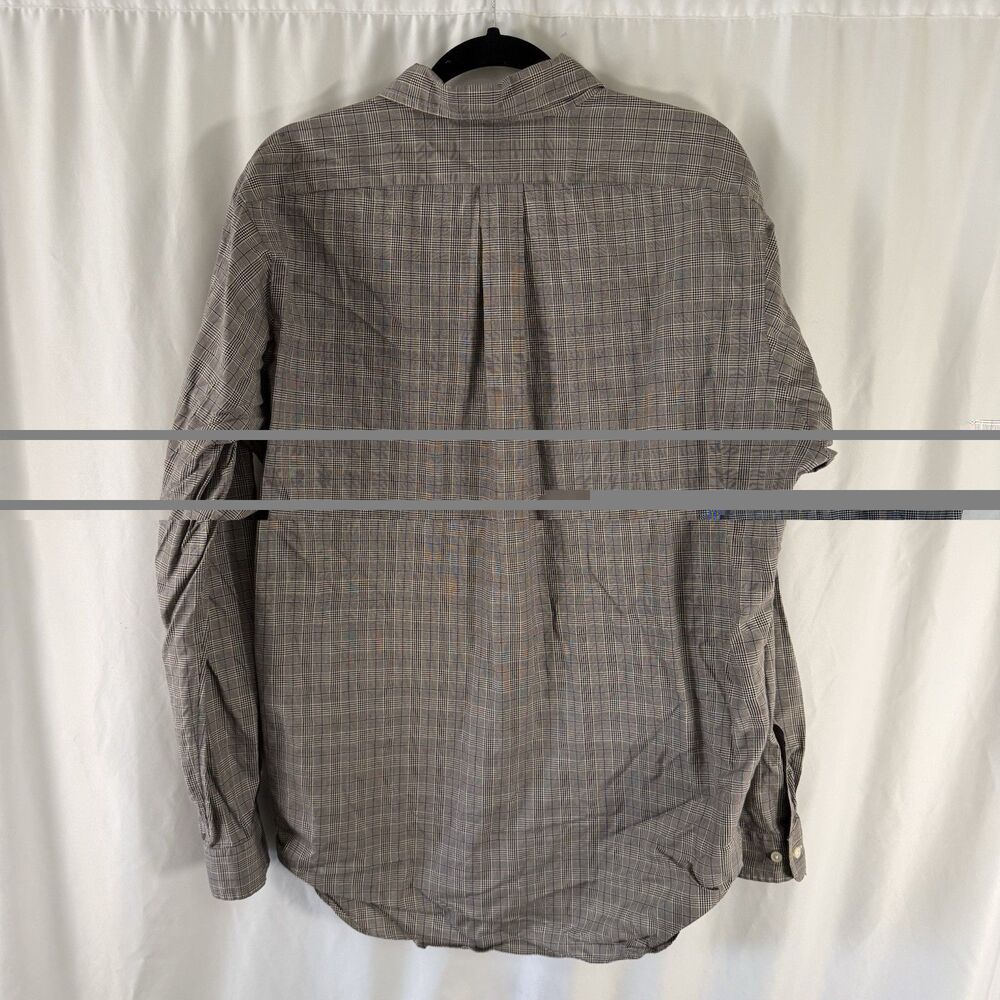 Ralph Lauren Dress Shirt Men's 16.5 Plaid Classic Fit Button Up Long Sleeve - Picture 9 of 12